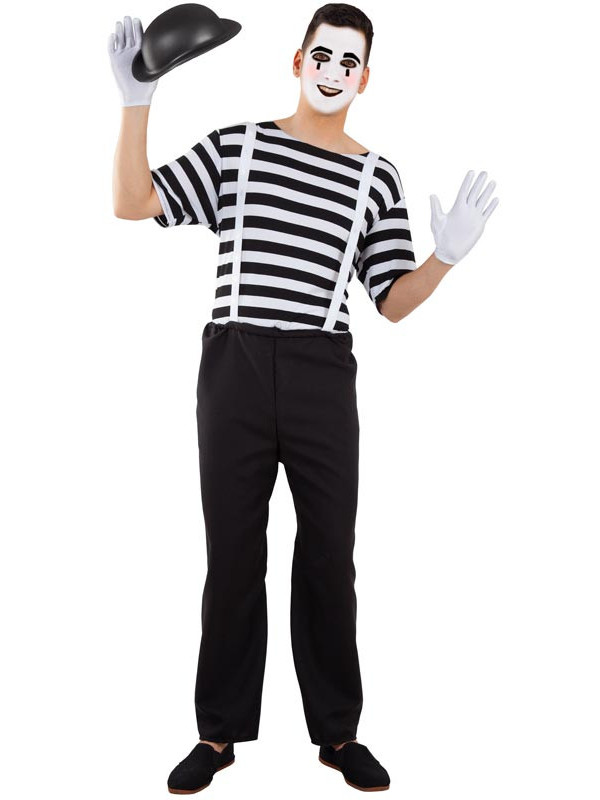 Disfraz de mimo para hombre