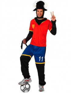Disfraz toro futbolista español