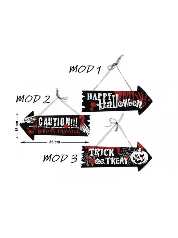 Cartel flecha Halloween