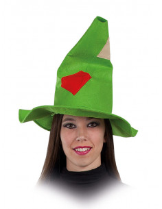 Sombrero bruja verde