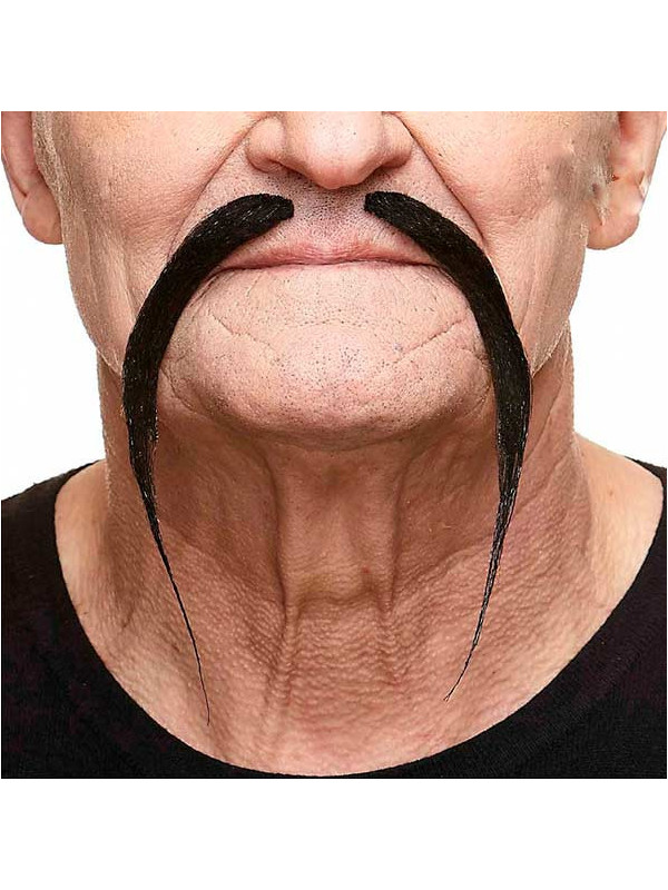 Bigote chino mandarín negro