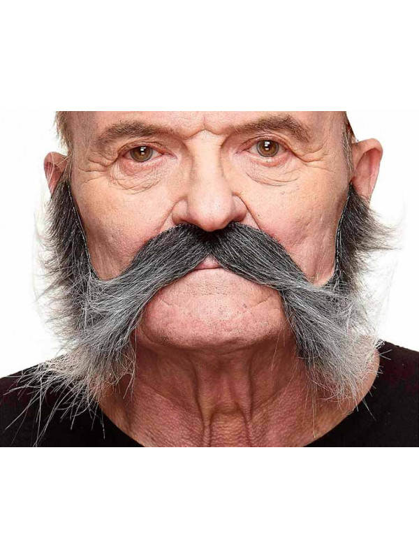 Bigote largo con patillas