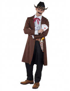 Disfraz vaquero tahúr adulto 2