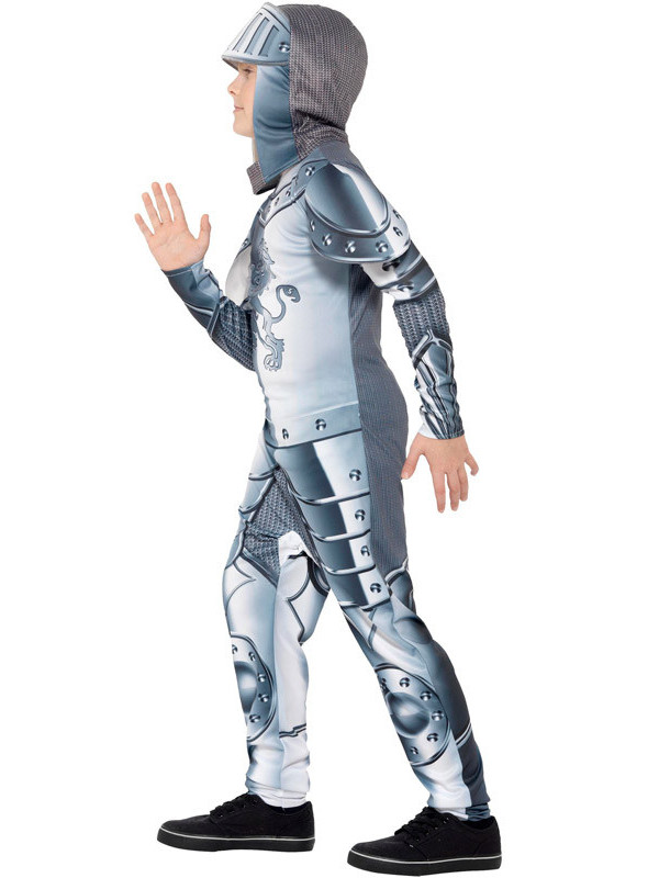 Disfraz caballero de armadura para niño lateral