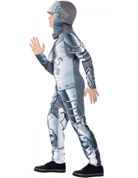 Disfraz caballero de armadura para niño lateral