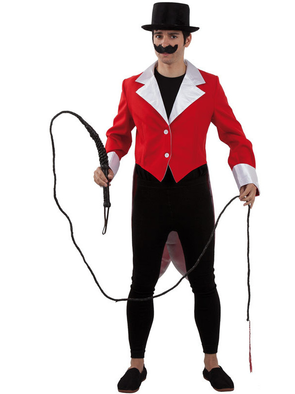 Traje frac masculino rojo