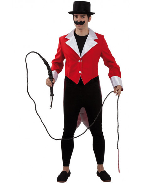 Traje frac masculino rojo