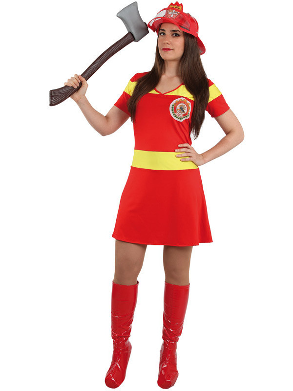 Disfraz bombera sexy mujer