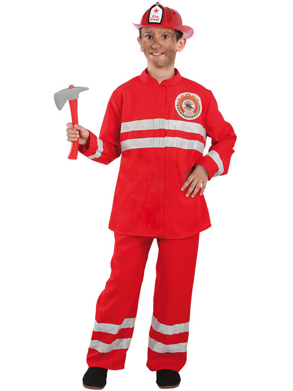 Disfraz de bombero para niño
