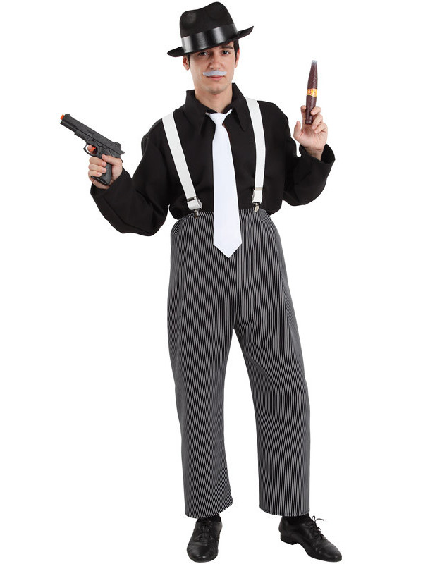 Disfraz de ganster hombre