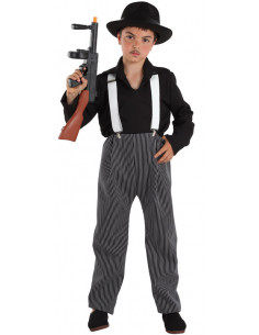 Disfraz de ganster para niño