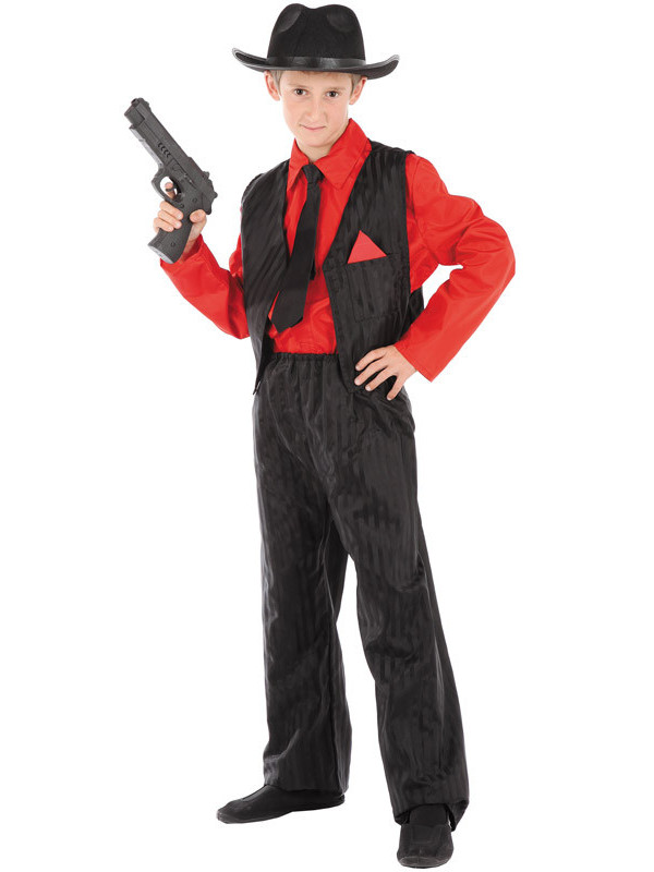 Disfraz ganster niño