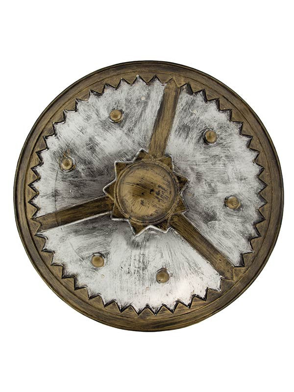 Escudo medieval envejecido