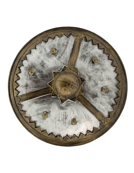 Escudo medieval envejecido