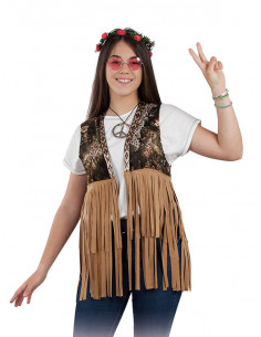 Chaleco hippie para mujer