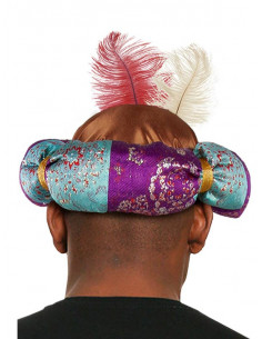 Turbante árabe con plumas 2