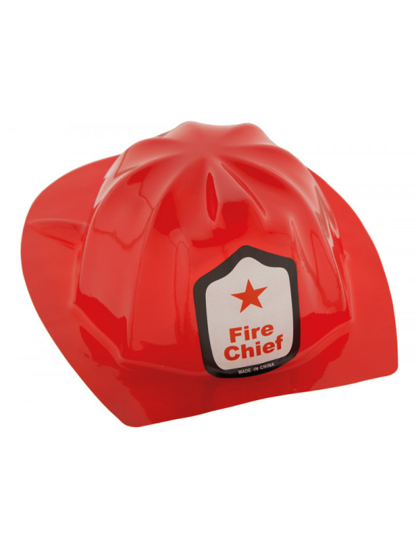 Gorro bombero de plástico