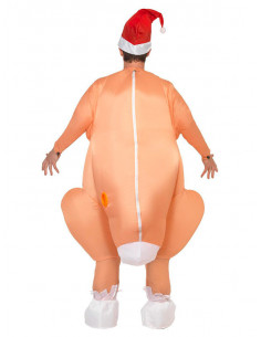 Disfraz pavo asado hinchable 2