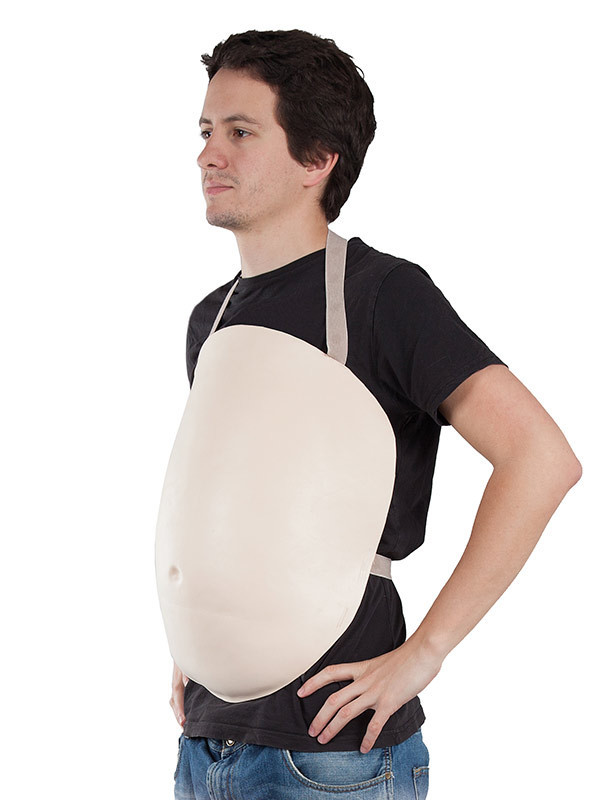 Barriga postiza de goma eva adulto