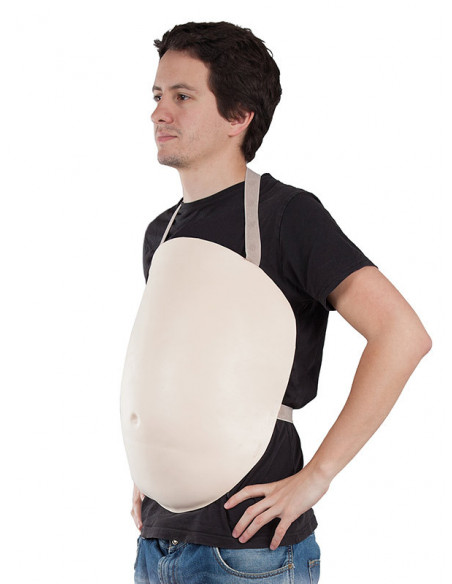 Barriga postiza de goma eva adulto