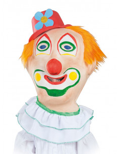 Cabezudo payaso de goma eva