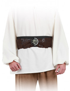 Cinturón pirata calavera