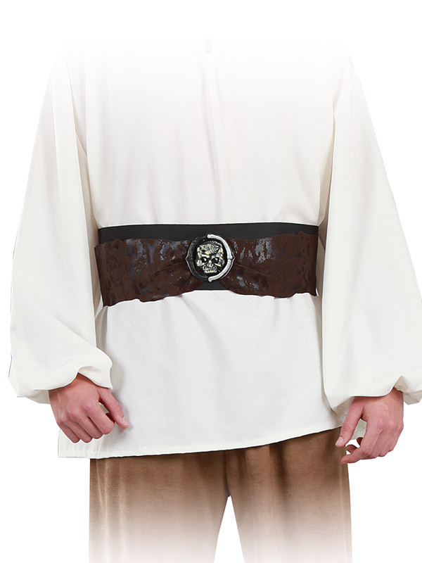 Cinturón pirata calavera