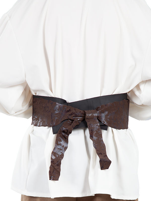 Cinturón pirata calavera espalda