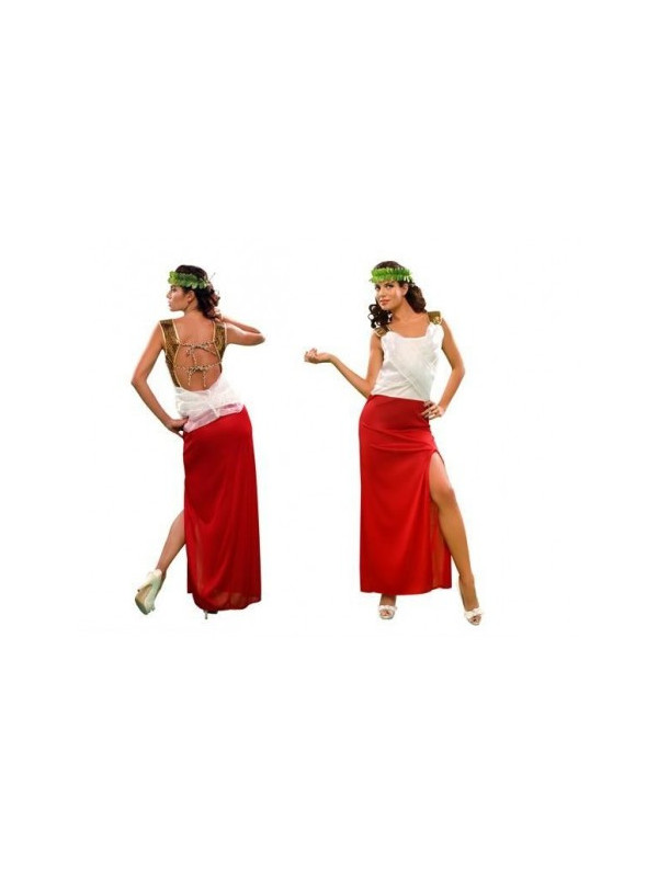 Disfraz de romana Minerva espalda