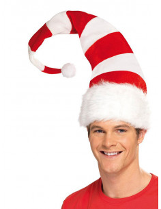 Gorro Papá Noel a rayas