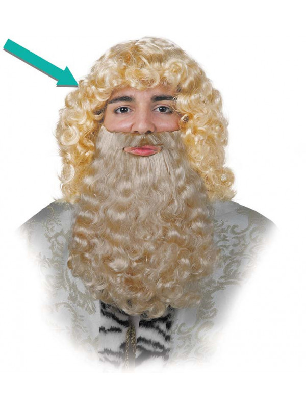 Peluca para Rey Mago