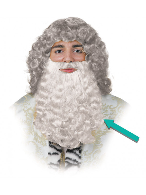 barba rey mago blanca