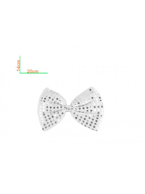 Pajarita lentejuelas elegantes