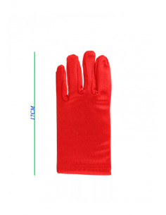Guante infantil de colores rojo