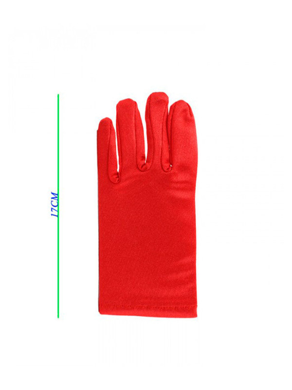 Guante infantil de colores rojo