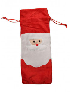 Bolsa navideña para vino 2