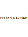 Guirnalda Feliz Navidad fieltro