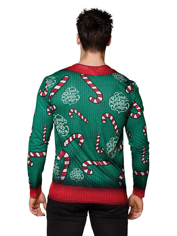 Camiseta de Navidad para hombre espalda