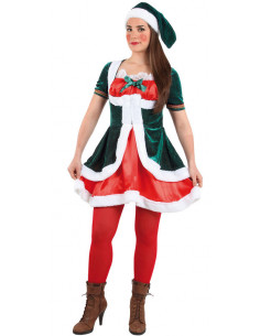 Disfraz elfa navidad