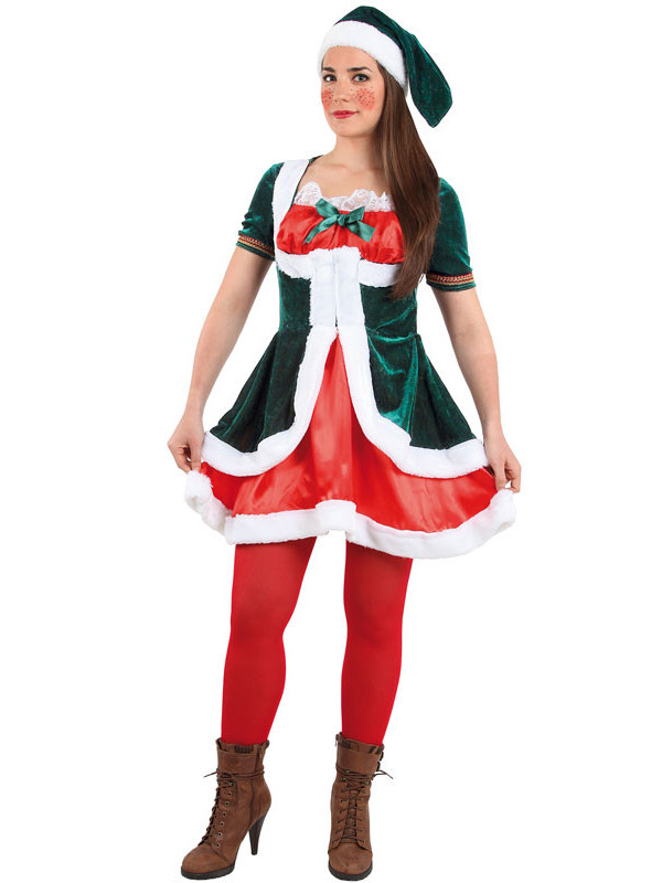 Disfraz elfa navidad