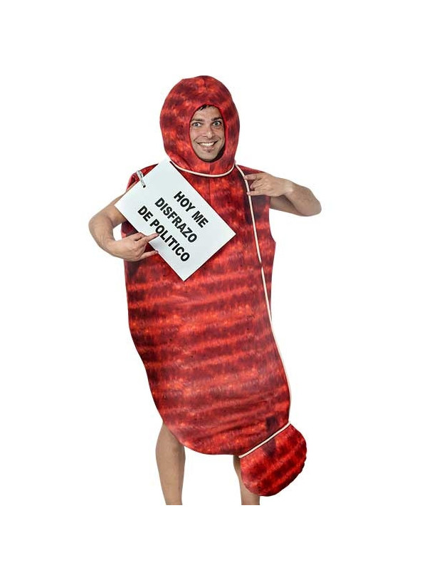 Disfraz de chorizo para hombre