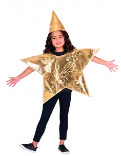 Disfraz estrella de Navidad infantil