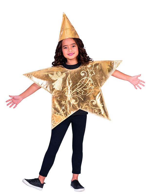 Disfraz estrella de Navidad infantil