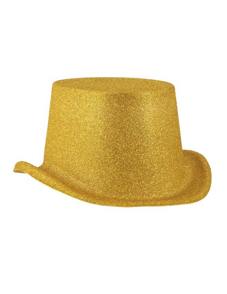 Chistera infantil glitter Eva oro