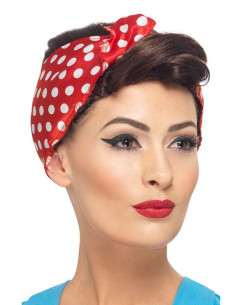 Peluca Años 40 con pañuelo