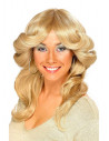 Peluca años 70 mujer rubia