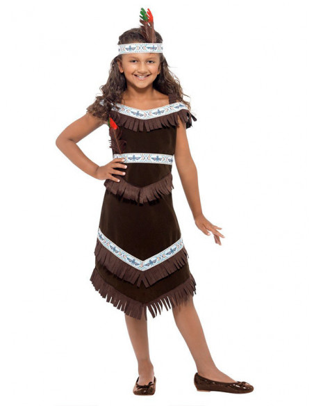 Disfraz india para niña