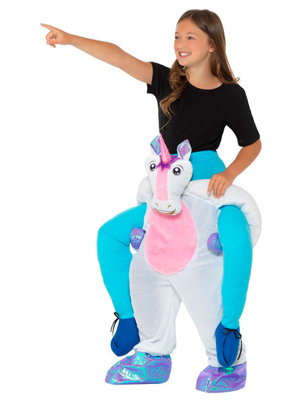 Disfraz unicornio a hombros infantil