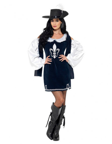 Disfraz de mosquetera para mujer sexy