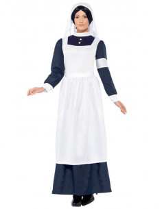 Disfraz enfermera de guerra para mujer